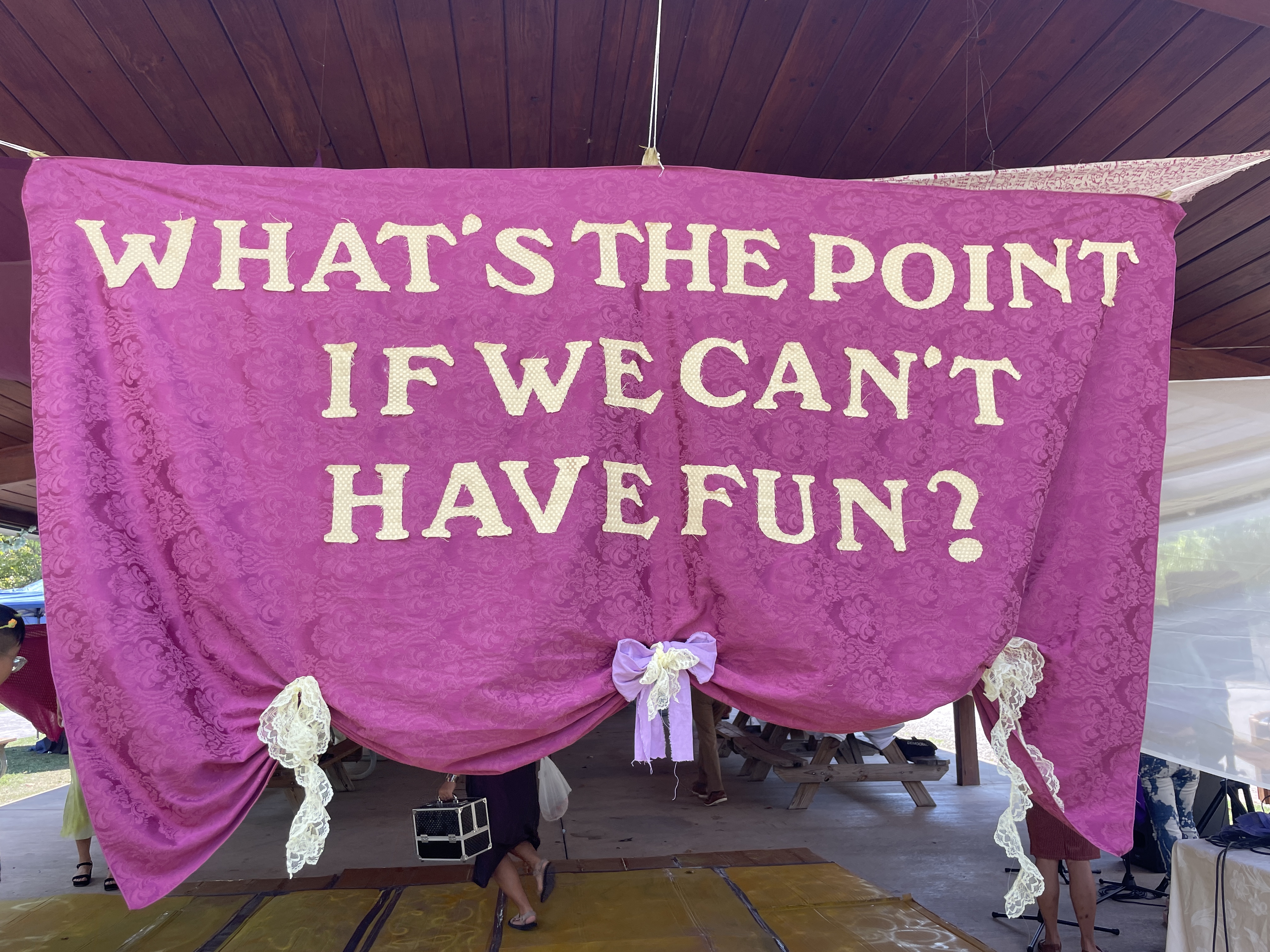 fabric banner