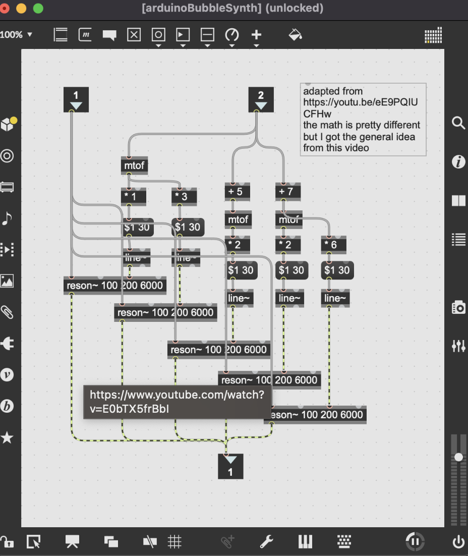 Synth subpatch